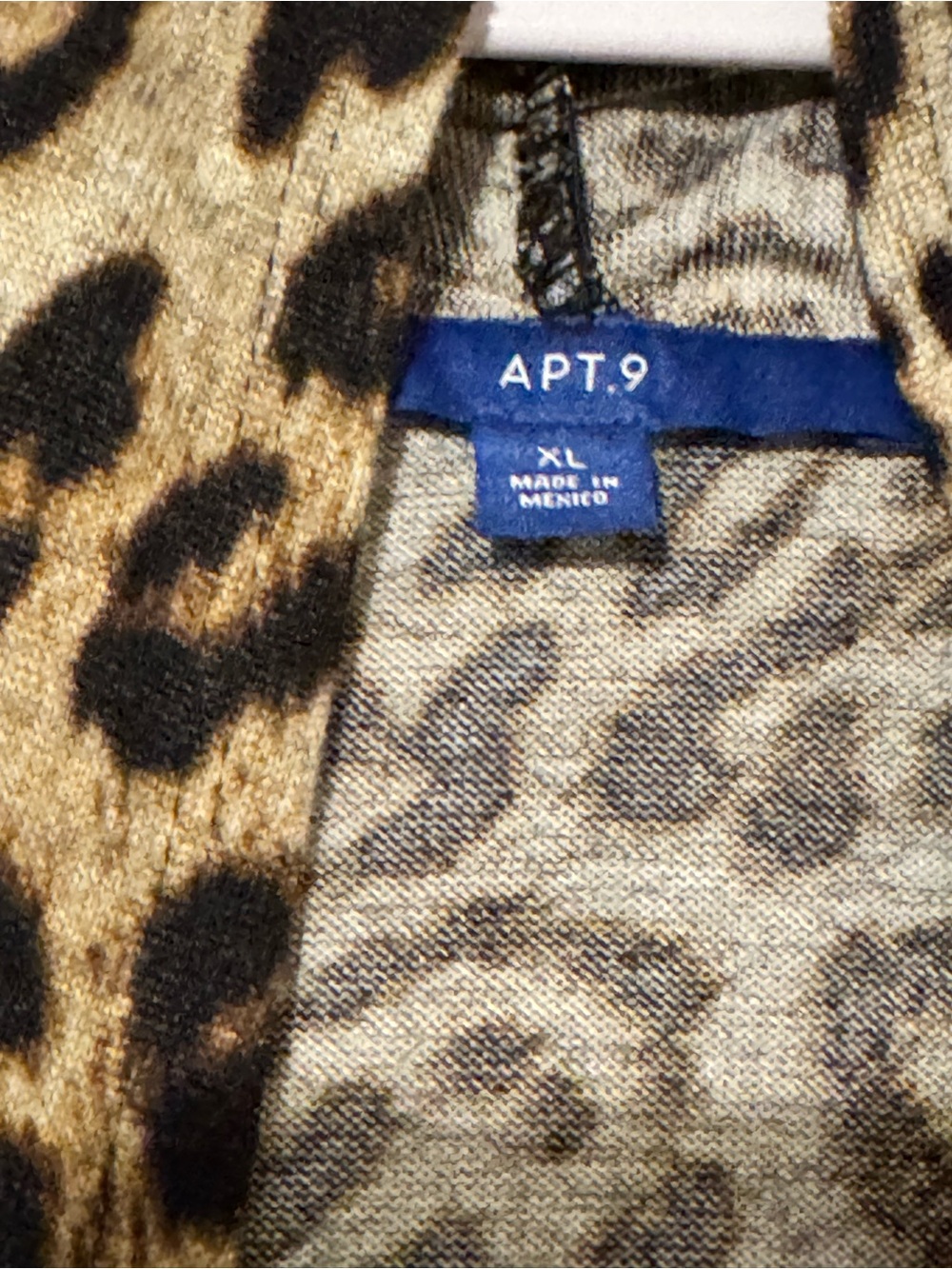 Leopard Print Open-Front Topper - Picture 3 of 3